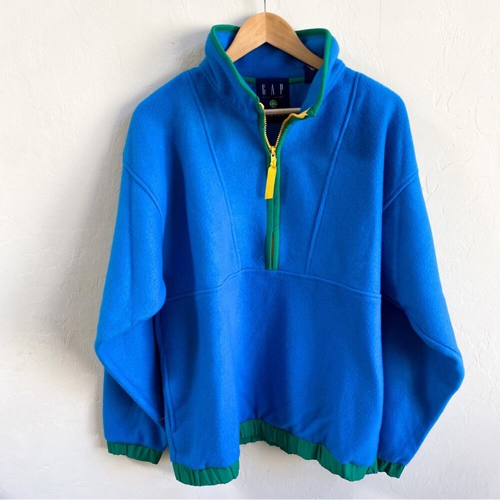 Vintage GAP Men’s Fleece Pullover Jacket‎